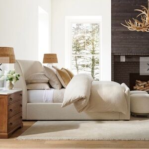 Pottery Barn Belgian Flax Linen Duvet Cover